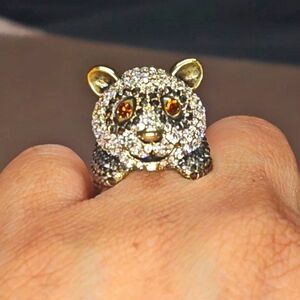 Heidi Daus Panda Ring Size 5 To 5.5